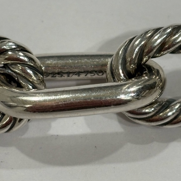 David Yurman DIY Madison Large Bracelet with 18k Gold - Picture 2 of 7